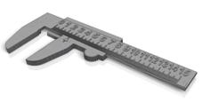 Caliper – Schuifmaat 3D Printer Model