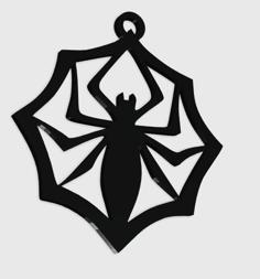 Spider Pendant 3D Printer Model