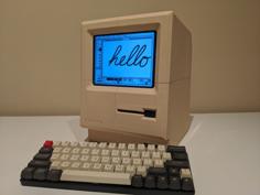 Full-Sized Macintosh Style Retro Computer (Europa) 3D Printer Model