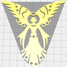 Angel Tree Decoration 3D Printer Model