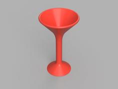 Martini Glass 3D Printer Model