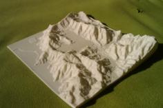 Wainuiomata Relief Model 3D Printer Model