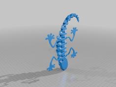 Articulating Chameleon 3D Printer Model