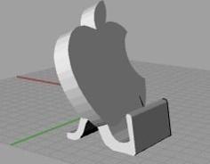 Ipod Stand 3D Printer Model