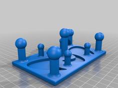 Tiny Daily Earring Holder 3D Printer Model