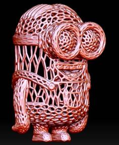 Minion In Stile Voronoi. 3D Printer Model