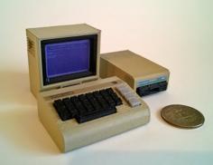 Mini Commodore C64 With 1541 Disk Drive (and Now 1702 Monitor) 3D Printer Model