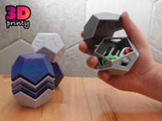 Snappy Dodecahedron Box 3D Printer Model