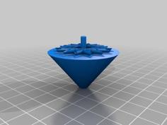 Mandala Spinning Top 3D Printer Model