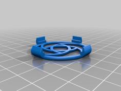 Fibonacci Snap-On Fan Guard 40mm 3D Printer Model