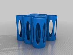 Minimalist Wine Rack 3D Printer Model