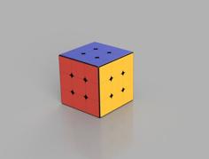 3x3x3 Rubiks Cube 3D Printer Model