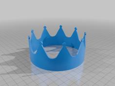 Crown 3D Printer Model