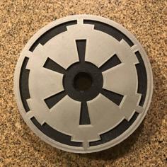 Armor Bin Imperial Cog Wheel Cover 3D Printer Model