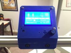 LCD 12864 Graphic Smart Display Controller Holder For 8020 T-Slot Aluminum Frame 3D Printer Model