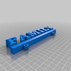 Family 3D Printer Model