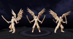 Heroscape: Angel Soldiers 3D Printer Model