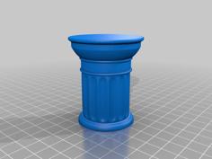 Column Pedestal 3D Printer Model