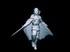 Twilinor, Elvish Champion (32mm Scale) 3D Printer Model