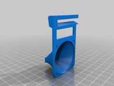 Printrbot Simple V2 40mm Fan Mount With Duct 3D Printer Model