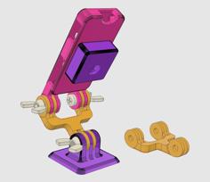 Mount For The Pi Zero-W Case With Camera 3D Printer Model