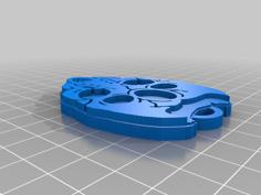 Terraria – Moon Lord Skull Keychain/Pendant 3D Printer Model