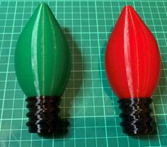 Christmas Bulb 3D Printer Model