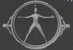 Westworld Vitruvian Host 3D Printer Model