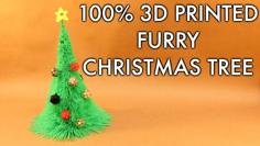 100% 3D Printed Furry Christmas Tree! 3D Printer Model