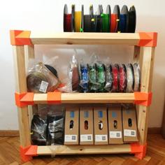 Spool Storage 3D Printer Model