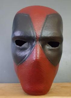 Textured Deadpool Helmet/mask 3D Printer Model