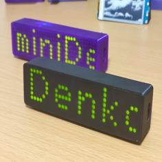 MiniDenko – A Portable Messaging Device 3D Printer Model