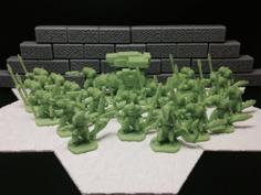 Slisk Raiding Party (18mm Scale) 3D Printer Model