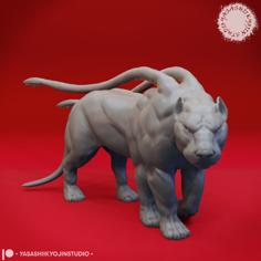 Displacer Beast – Tabletop Miniature 3D Printer Model