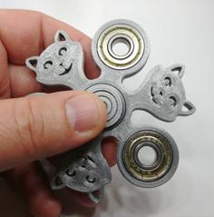 Cat Fidget Spinner 3D Printer Model