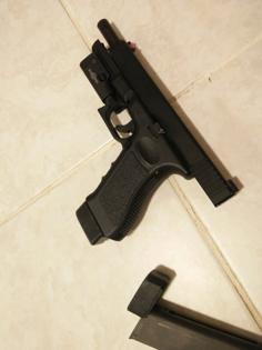 KSC Glock Baseplate Mock +3 Extension (airsoft) 3D Printer Model