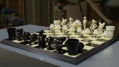 Mario Chess-Set W/ 3D Printable Boards [DMcG] 3D Printer Model