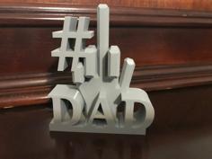 Prank #1″DAD” Trophy 3D Printer Model