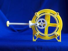 Rotary To Linear Drive 3D Printer Model