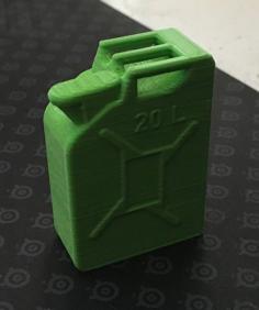 1/10th Scale Fuel Container For RC (Jerry Can) 3D Printer Model