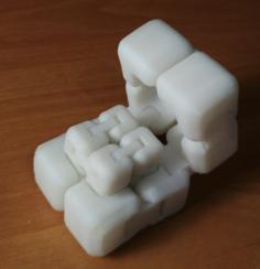 Parametric Nesting Fidget Cube 3D Printer Model