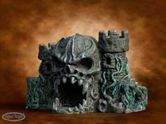 Skull Castle 3D Printer Model