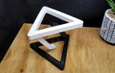 Triangle Tensegrity 3D Printer Model