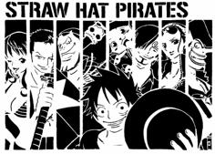 Straw Hat Pirates Stencil 3D Printer Model