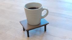 3D-printable Coffee Table (coaster) 3D Printer Model