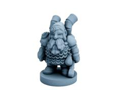 Dwarfclan Tinkerer (18mm Scale) 3D Printer Model