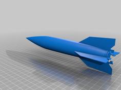 V2 Vengence World War 2 Model Rocket 3D Printer Model