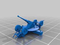 Soviet 37mm Model 1939 Anti-Aircraft Gun 3D Printer Model