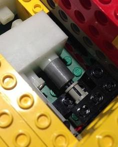 Customizable Lego To Motor Adapter 3D Printer Model