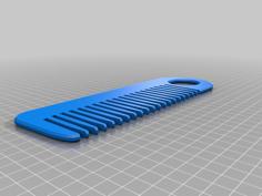 Hair Comb “Jumbo” 3D Printer Model